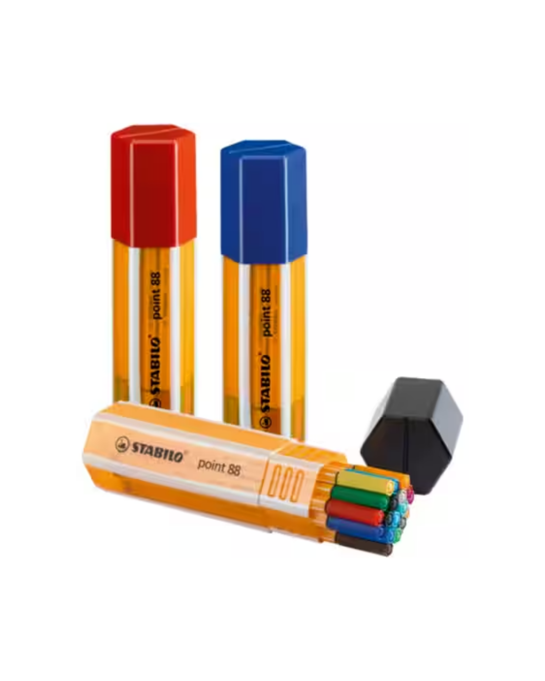 STABILO point 88 fineliner 20 stuks kleurenassortiment – naaldpunt 0,4 mm