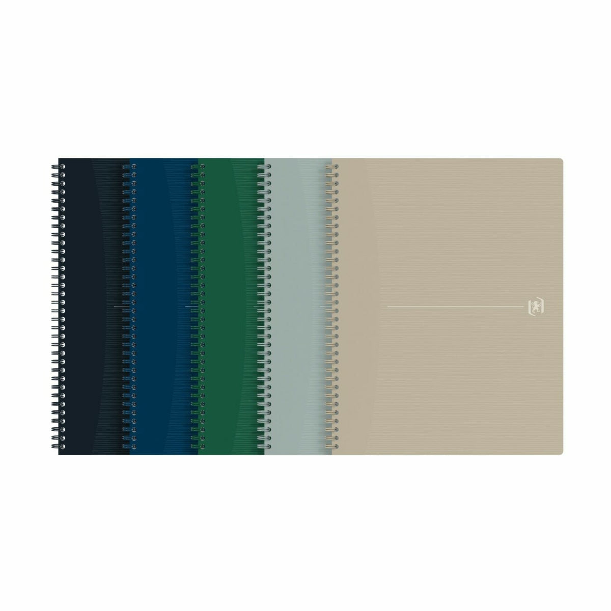 Oxford Notebook Origins A4 gelinieerd – detail papier en dubbelspiraal