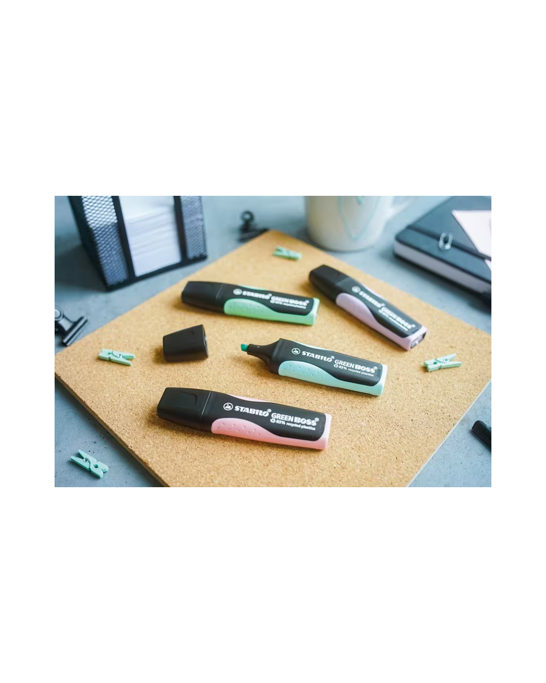 STABILO GREEN BOSS duurzame verpakking – gerecycled karton