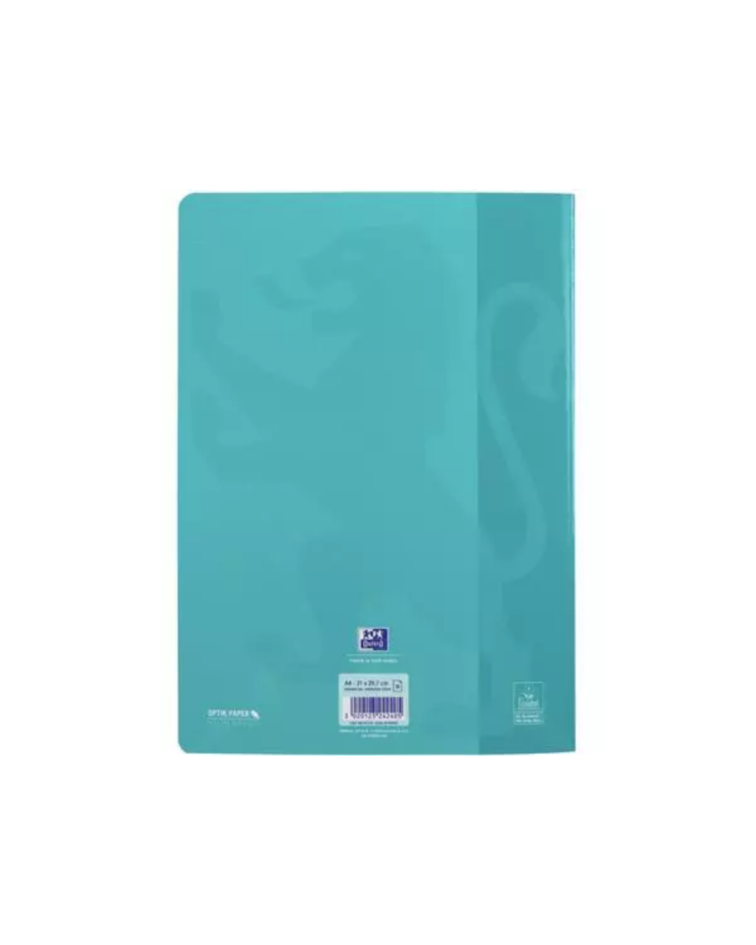 Oxford schrift A4 geruit turquoise – schoolschrift kopen bij Scholis