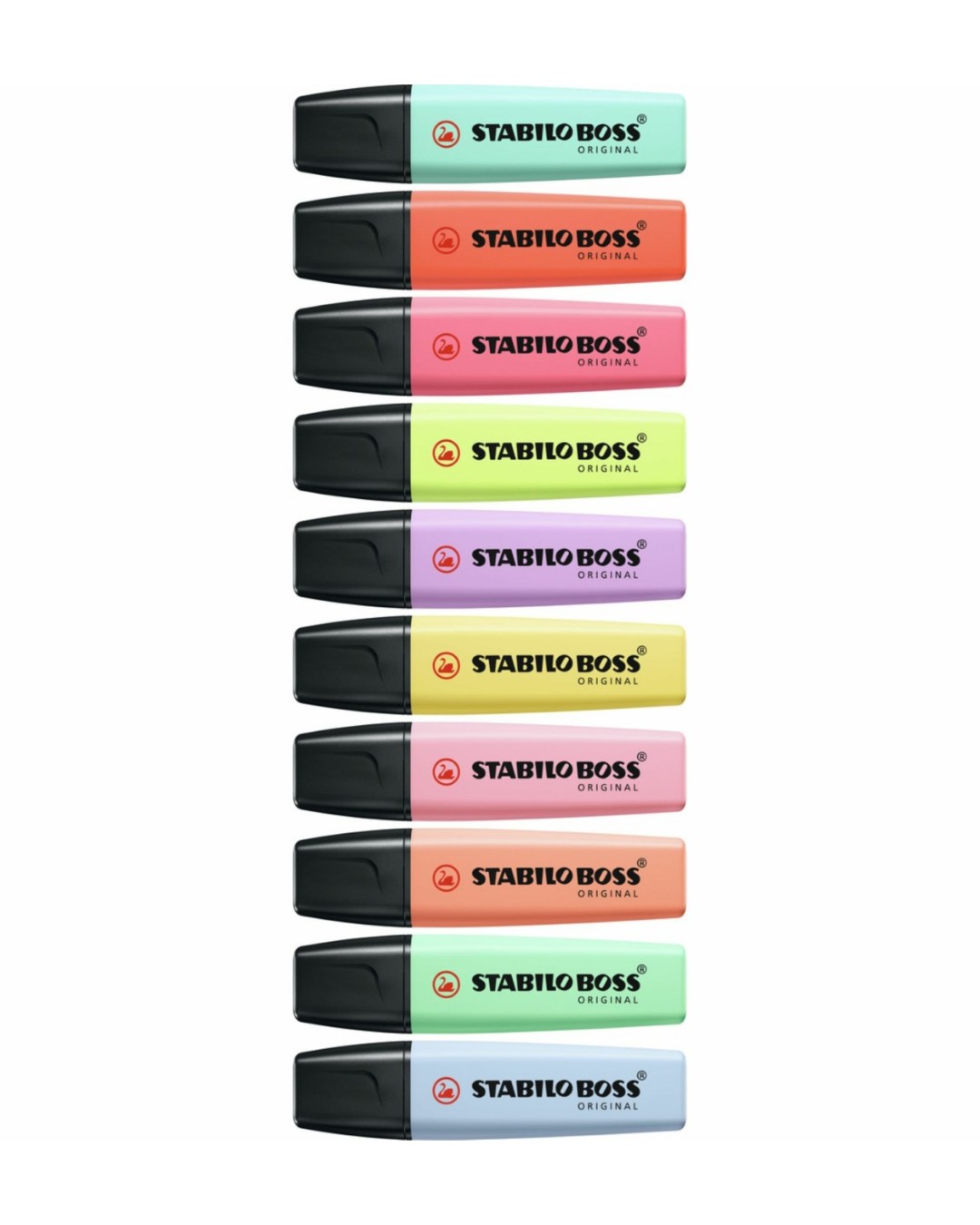 STABILO BOSS ORIGINAL Pastel – keilpunt breed en smal detail