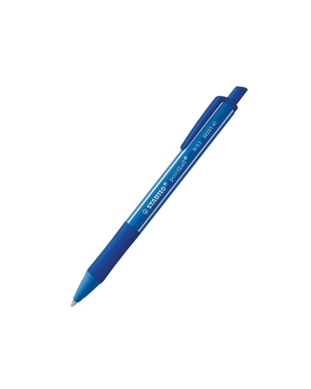 STABILO Pointball Colorful blauw detail – behuizing en inkt in dezelfde kleur