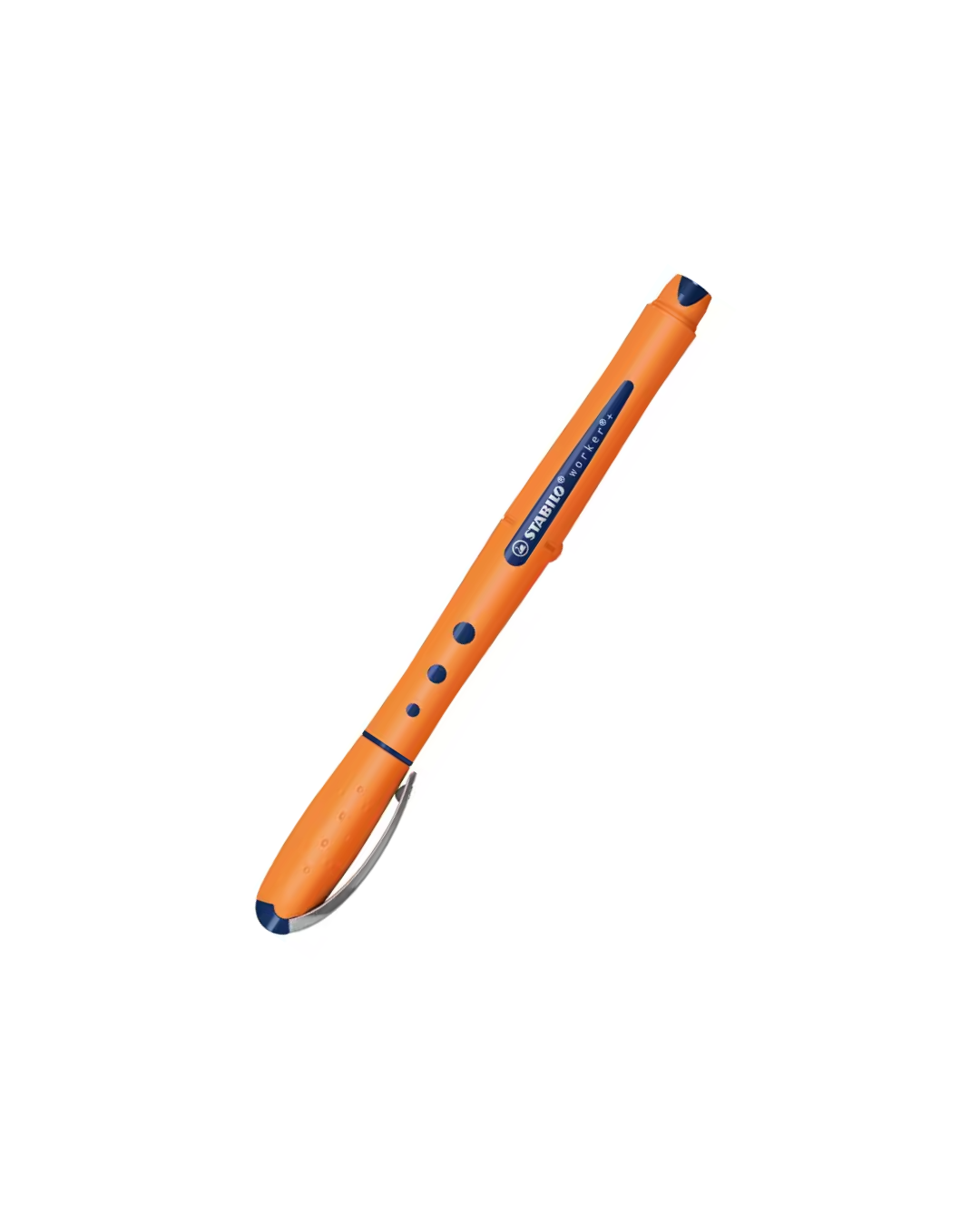 STABILO worker+ Medium rollerballpen blauw 0,5 mm – schrijfpen school